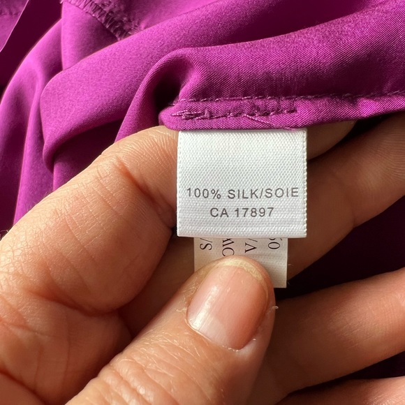 Banana Republic women’s purple silk mini dress - Picture 8 of 9